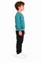 35510-26 Boy's Raglan Striped Sweatshirt and Pants Tracksuit Set 3-6 Years - 3