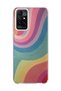 Redmi 10 2022 Compatible Pastel Rainbow Curved Printed Transparent Phone Case