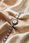 Women's Steel Watch Minimal Silver Color Vintage Luxury |   Stylish Elegant Classic |   Old Money Women's Wristwatch |   Limited Edition 2027 - 4