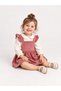 Velvet Ruffle Gilet Muslin Blouse 2-Piece Baby Girl Set - 2