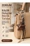 Trendy Bag Charm and Ornament Keychain with Leopard Pattern and Star Figure Premium Accessory - 2