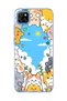 Redmi 9C Compatible Cats Blue Sky Printed Transparent Phone Case