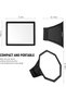 NS5P ناشر ضوء فلاش محسّن قابل للطي (سوفت بوكس) للإضاءة السريعة، عبوة من قطعتين - 7