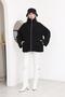Zippered Lined Teddy Coat - 4