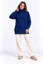 New Season Women's Oversize Turtleneck Long Knit Sweater – Soft Textured, Comfortable Fit - 3