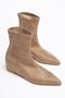 Melisa Women's Mink Suede Hidden Heel Boots
