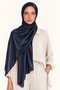 Draped Sandy Shawl - Dark Blue - 6