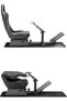 مقعد محاكاة السباق مع حامل عجلة قيادة قابل للتعديل لـ Logitech G29، Thrustmaster، Xbox، PS4 - 8
