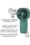 مروحة كهربائية صغيرة محمولة بمنفذ USB، مروحة يدوية متعددة الاستخدامات للمكتب والطاولة والاستخدام الشخصي بثلاث سرعات قابلة للتعديل - 6