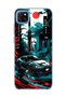 Redmi 9C Compatible Sports Car Tokyo Tower Printed Transparent Phone Case