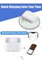 حافظة شحن بديلة متوافقة مع AirPods Pro الجيل الأول / الثاني - منفذ شحن Lightning، مع - 4