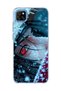 Redmi 9C Compatible Anime Red Eye Printed Transparent Phone Case