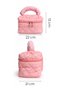 Pötikare Parachute Makeup Bag with Handle Pink - 9