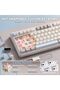 B98 PRO 96% Wireless Mechanical Keyboard(Beige, Candy Switch) - 6