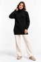 New Season Women's Oversize Turtleneck Long Knit Sweater – Soft Textured, Comfortable Fit - 3