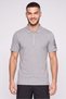 Men Sportswear Fit Short Sleeve Outdoor Polo Shirt, Grey