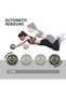 Ab Roller الارتداد التلقائي Ab Wheel Silent Smart Digital بكرات عضلات البطن مع وسادات الركبة - 6