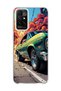 Redmi 10 2022 Compatible Green Classic Car Printed Transparent Phone Case