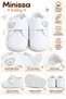Leather Baby Shoes, First Step Baby Booties, Non-Slip Sole Sneakers - 2