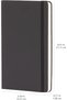 Classic Notebook, Line Ruled, 240 Pages, Black, Hardcover - 8
