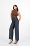 Women's Winter Laci Milena Belted High-Waisted Wide-Leg Denim Trousers 30428 - 2