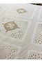 Square Patterned Openwork Scallop Fabric |   Cotton Brode Fisto - 4