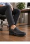 Kemal Aygün-Forelli Men's Genuine Leather Slip-On Shoes – Orthopedic Sole, Anatomical Support, Black - 6