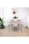 Viola 1 + 2 Dining Set | 3-Piece Comfortable Dining Set |