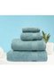 Flossy Face Towel 100% Combed Cotton 550 GSM Quick Dry Plush Wash Towel Ultra Soft Lightweight Highly Absorbent Towels For Bathroom 33x33 cm Aqua - 5