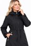 Waist-Tie Hooded Lined Cap - 2