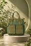 Gabriel Women's Quilted Large Size Hand and Shoulder Bag-Khaki - 2