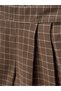 Linen Shirt, Knitwear Cape and Plaid Trousers 3-Piece Girls' Set - 5