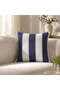 Woven Cushion 45X45Cm - Dark Blue Stripe, Tailored Striped - 5