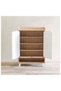 Janos 2 Door Shoe Cabinet Modern Design Wooden Furniture S - 3