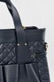 Gabriel Women's Quilted Large Size Hand and Shoulder Bag-Black - 4