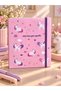 Astronaut Striped Thick Cover Notebook