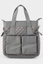 Gabriel Women's Quilted Large Size Hand and Shoulder Bag-Grey