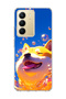 Realme C75 Compatible Smiling Dog Bubble Printed Transparent Phone Case