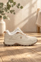 7373 Beige Color Women's Comfort Casual Trekking and Outdoor Shoes