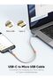 كابل USB C إلى مايكرو USB بطول 0.65 قدم، كابل OTG من USBC إلى مايكرو بسرعة 480 ميجابت في الثانية - 4