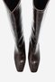Lyric Brown Print Women's Thick Heeled Boots - 4