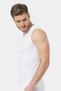100% Cotton Men's Sleeveless Sports V-Neck Undershirt 2-Pack - 3
