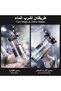 زجاجة ماء بسعة 2 لتر مع تصميم تحفيزي و2 أنواع من فوهات الشرب - 7