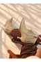 Savanna Mink Suede 5 cm Thin Heel Tassel Detail Women's Boots Botti̇e - 2