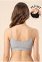 Women's Padded String Strap Bustier – Supportive Breast Pad Bra Tank Top, Casual and Comfortable Everyday Undergarment - 2