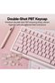 أغطية مفاتيح PBT بلون اليشم الكريمي، 142 مفتاحًا، مزدوجة الطبقة، بتصميم تشيري - 3