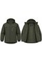 Men's Hooded Fleece Lined Pocketed Coat 26517 Khaki - 6