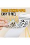 Genuine PM230 Thermal Printer Stickers, 3 Rolls, Transparent - 6