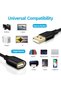 كابل تمديد USB 2.0 للشحن والمزامنة (6 أقدام، عبوة من قطعتين باللون الأسود) - 4
