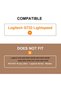 وسائد أذن G733 - غطاء وسادة أذن بديل متوافق مع Logitech G733 G 733 Lightspeed Wireless - 2